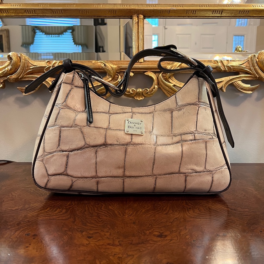 Dooney & Bourke Beige Cobblestone Shoulder Bag